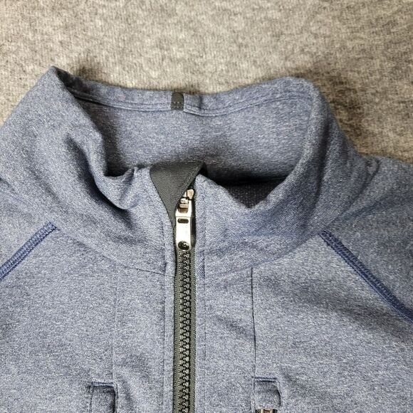 Lululemon Shift Jacket Mens Size M Heathered Blue Full Zipper - Picture 3 of 15